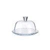 Wadiga Plat Présentoir En Verre Transparent Avec Cloche D26,4cm -Chef&Sommelier-boutique plat presentoir en verre transparent avec cloche d26 4cm