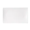 Table Passion Plat Rectangle Dune 25x15 Cm En Porcelaine Blanc -Chef&Sommelier-boutique plat rectangle dune 25x15 cm en porcelaine blanc