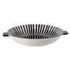Maisons Du Monde Plat Rond En Grès Rayé Noir Et Blanc -Chef&Sommelier-boutique plat rond en gres raye noir et blanc 1000 3 27 227208 1