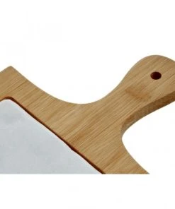 Wadiga Plateau à Fromages En Bambou Et Marbre Blanc -Chef&Sommelier-boutique plateau a fromages en bambou et marbre blanc 2