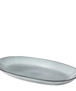 Broste Copenhagen Plateau De Service Céramique Gris 17x30cm 8 Broste Copenhagen Plateau De Service Céramique Gris 17x30cm -Chef&Sommelier-boutique plateau de service ceramique bleu 17x30cm nordic 1