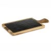 Pujadas Plateau En Ardoise Et En Bois Avec Manche 26 X 18 Cm