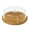 Wadiga Plateau Fromage Bambou Rond Et Cloche Acrylique -Chef&Sommelier-boutique plateau fromage bambou rond et cloche acrylique