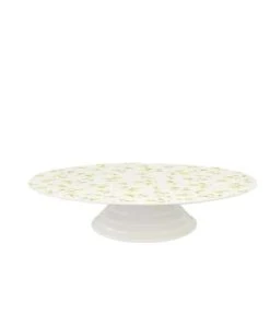 Blanc Mariclo Présentoir à Gâteau En Céramique Multicolore H8