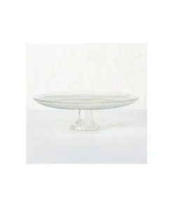 Wadiga Présentoir à Gâteau Sur Pied Rond En Verre 25x25x7cm -Chef&Sommelier-boutique presentoir a gateau sur pied rond en verre 25x25x7cm 2