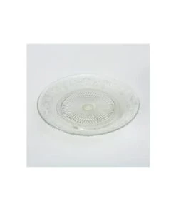 Wadiga Présentoir à Gâteau Sur Pied Rond En Verre 25x25x7cm -Chef&Sommelier-boutique presentoir a gateau sur pied rond en verre 25x25x7cm 3