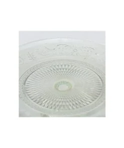 Wadiga Présentoir à Gâteau Sur Pied Rond En Verre 25x25x7cm -Chef&Sommelier-boutique presentoir a gateau sur pied rond en verre 25x25x7cm 4