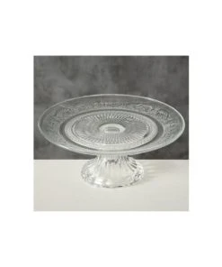Wadiga Présentoir à Gâteau Sur Pied Rond En Verre 7,5x7,5x18cm -Chef&Sommelier-boutique presentoir a gateau sur pied rond en verre 7 5x7 5x18cm 2