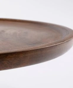 Mica Decorations Présentoir à Gâteaux En Bois Marron Foncé D30 -Chef&Sommelier-boutique presentoir a gateaux en bois marron fonce d30 3