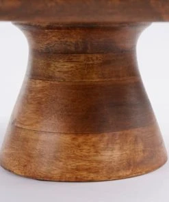 Mica Decorations Présentoir à Gâteaux En Bois Marron Foncé D30 -Chef&Sommelier-boutique presentoir a gateaux en bois marron fonce d30 4