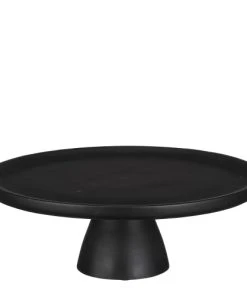 Mica Decorations Présentoir à Gâteaux En Bois Noir D30