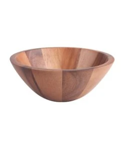 T&G Woodware Saladier 25 Cm En Acacia En Bois Marron