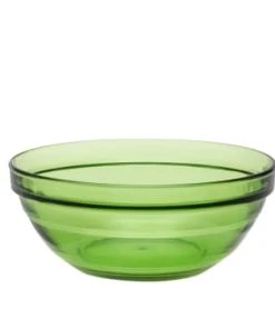 Duralex Saladier Empilable 97 Cl En Verre Trempé Résistant Teinté Vert Jungle