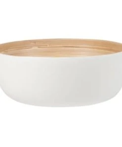 Maisons Du Monde Saladier En Bambou Coloris Noir Et Naturel -Chef&Sommelier-boutique saladier en bambou coloris blanc et naturel 1000 6 30 194452 1