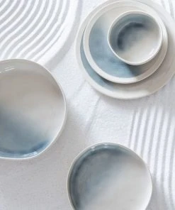 Maisons Du Monde Saladier En Grès Blanc Et Bleu -Chef&Sommelier-boutique saladier en gres blanc et bleu 1000 12 24 231756 2