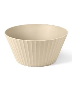 BlimPlus Saladier En Polypropylène Beige Mat Diam. 25cm