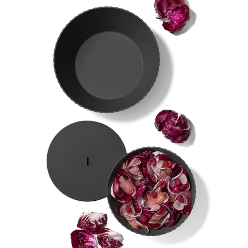 BlimPlus Saladier En Polypropylène Noir Mat Diam. 30cm 4 BlimPlus Saladier En Polypropylène Noir Mat Diam. 30cm – Image 2