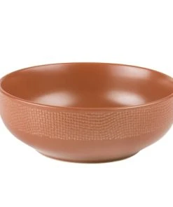 Table Passion Saladier Terra 16,5 Cm En Grès Orange