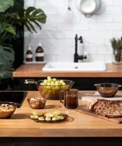 Duralex Saladier Tulipe 2,2L En Verre Trempé Résistant Teinté Sepia 8 Duralex Saladier Tulipe 2,2L En Verre Trempé Résistant Teinté Sepia -Chef&Sommelier-boutique saladier tulipe 2 2l en verre trempe resistant teinte sepia 1