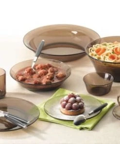 Duralex Saladier Tulipe 2,2L En Verre Trempé Résistant Teinté Sepia 9 Duralex Saladier Tulipe 2,2L En Verre Trempé Résistant Teinté Sepia -Chef&Sommelier-boutique saladier tulipe 2 2l en verre trempe resistant teinte sepia 2