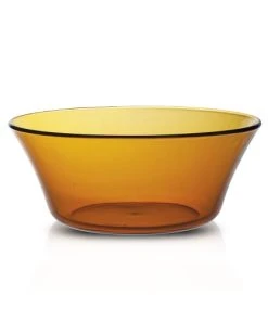 Duralex Saladier Tulipe 2,2L En Verre Trempé Résistant Teinté Vermeil