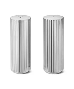 Georg Jensen Salière Et Poivrière En Acier Inoxydable