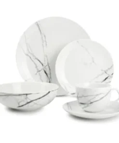 Salt & Pepper Service 20 Pièces Marble