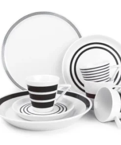 Salt & Pepper Service 20 Pièces Noir