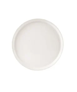 Sia Deco Service 6 Assiettes à Dessert Blanc Cassé