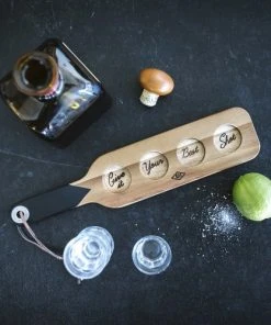 Gentlemen's Hardware Service à 4 Shots En Bois D'acacia -Chef&Sommelier-boutique service a 4 shots en bois d acacia 4