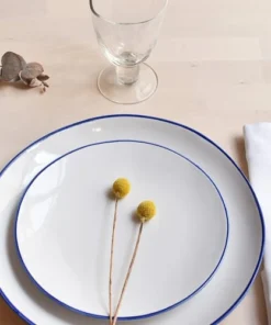 Maison Tilleul Service Assiettes En Céramique Blanc -Chef&Sommelier-boutique service assiettes en ceramique blanc 2