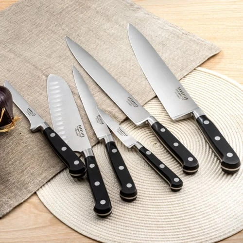 SABATIER TROMPETTE Set 3 Couteaux De Cuisine 5 SABATIER TROMPETTE Set 3 Couteaux De Cuisine – Image 3