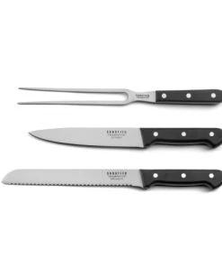 SABATIER TROMPETTE Set 3 Couteaux De Cuisine
