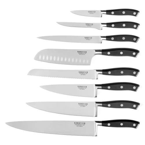 SABATIER TROMPETTE Set 5 Couteaux De Cuisine 6 SABATIER TROMPETTE Set 5 Couteaux De Cuisine – Image 4