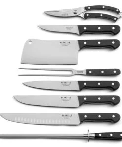 SABATIER TROMPETTE Set 8 Couteaux De Boucher