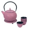 Signes Grimalt Set Cadeau Théière Japonaise Rose En Fonte 0,85L 1 Signes Grimalt Set Cadeau Théière Japonaise Rose En Fonte 0,85L -Chef&Sommelier-boutique set cadeau theiere japonaise rose en fonte 0 85l