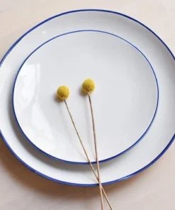 Maison Tilleul Set De 4 Assiettes à Dessert Céramique Blanc -Chef&Sommelier-boutique set de 4 assiettes a dessert ceramique blanc 2