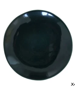 Maison Tilleul Set De 4 Assiettes à Dessert Céramique Vert