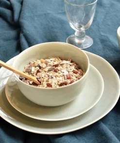 Maison Tilleul Set De 4 Assiettes Plates Céramique Vert -Chef&Sommelier-boutique set de 4 assiettes plates ceramique vert 4