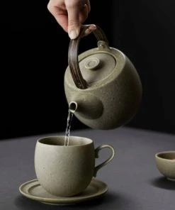 ASA SELECTION Théière 2l Céramique Marron -Chef&Sommelier-boutique theiere 2l ceramique marron 2