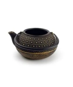 Salt & Pepper Théière 80cl Points Or/noir -Chef&Sommelier-boutique theiere 80cl points or noir 2