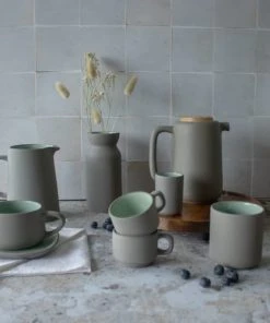 OGO Living Théière Avec Couvercle En Grès Et Bois 900 Ml -Chef&Sommelier-boutique theiere avec couvercle en gres et bois 900 ml 10