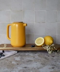 OGO Living Théière Avec Couvercle En Grès Et Bois 900 Ml -Chef&Sommelier-boutique theiere avec couvercle en gres et bois 900 ml 2