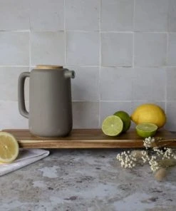 OGO Living Théière Avec Couvercle En Grès Et Bois 900 Ml -Chef&Sommelier-boutique theiere avec couvercle en gres et bois 900 ml 8
