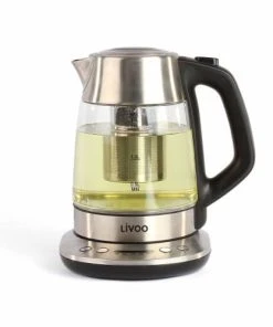 LIVOO Théière - Bouilloire électrique En Verre Gris