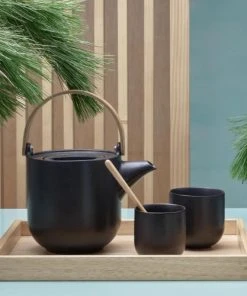 ASA SELECTION Théière Coppa Kuro En Céramique Et Bois 1L -Chef&Sommelier-boutique theiere coppa kuro en ceramique et bois 1l 2