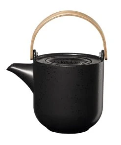 ASA SELECTION Théière Coppa Kuro En Céramique Et Bois 1L