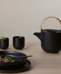 ASA SELECTION Théière Coppa Kuro En Céramique Et Bois 1L -Chef&Sommelier-boutique theiere coppa kuro en ceramique et bois 1l 3