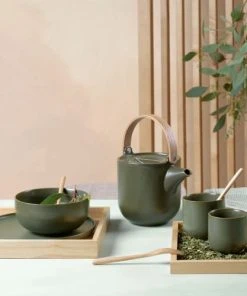 ASA SELECTION Théière Coppa Nori En Poreclaine Et Bois 0,6L -Chef&Sommelier-boutique theiere coppa nori en poreclaine et bois 0 6l 3