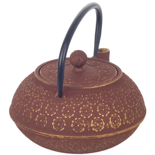 Signes Grimalt Théière De Type Japonaise Marron En Fonte 1 Litre 4 Signes Grimalt Théière De Type Japonaise Marron En Fonte 1 Litre – Image 2